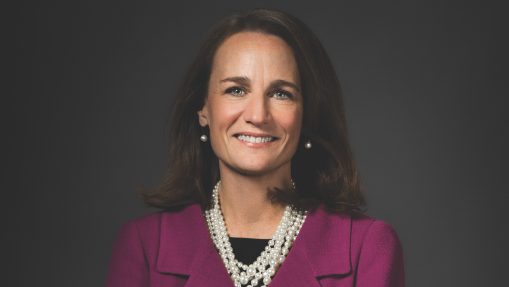 Headshot photo of New York City Ballet Executive Director Katherine Brown