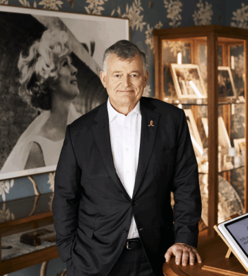 A photo of William P. Lauder at The Estée Lauder Companies’ Headquarters in New York City.