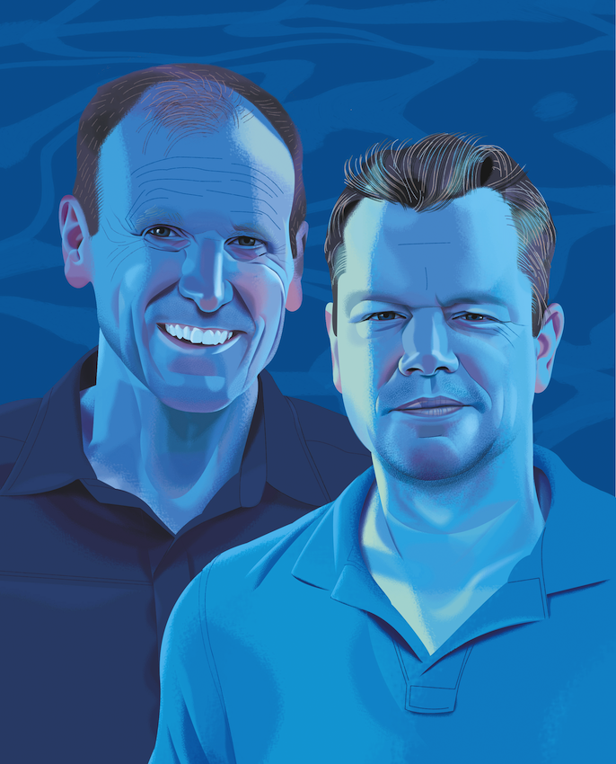 Matt Damon & Gary White
